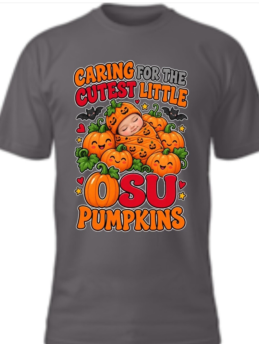 NICU- OSU Pumpkins Baby Halloween T-Shirt